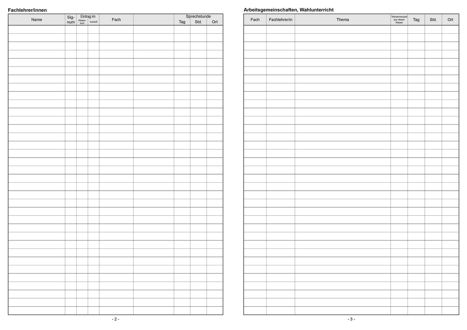 Bild: 4260094452451 | Klassenbuch "Standard", Umschlagfarbe: türkis | für alle Schulformen