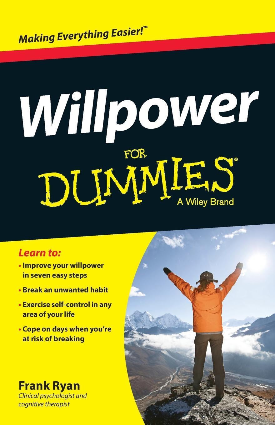 Cover: 9781118680032 | Willpower For Dummies | Frank Ryan | Taschenbuch | Paperback | 216 S.