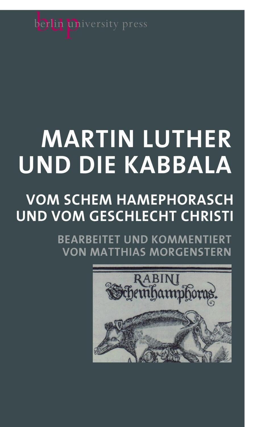 Cover: 9783737413275 | Martin Luther und die Kabbala | Martin Luther | Buch | Deutsch | 2017
