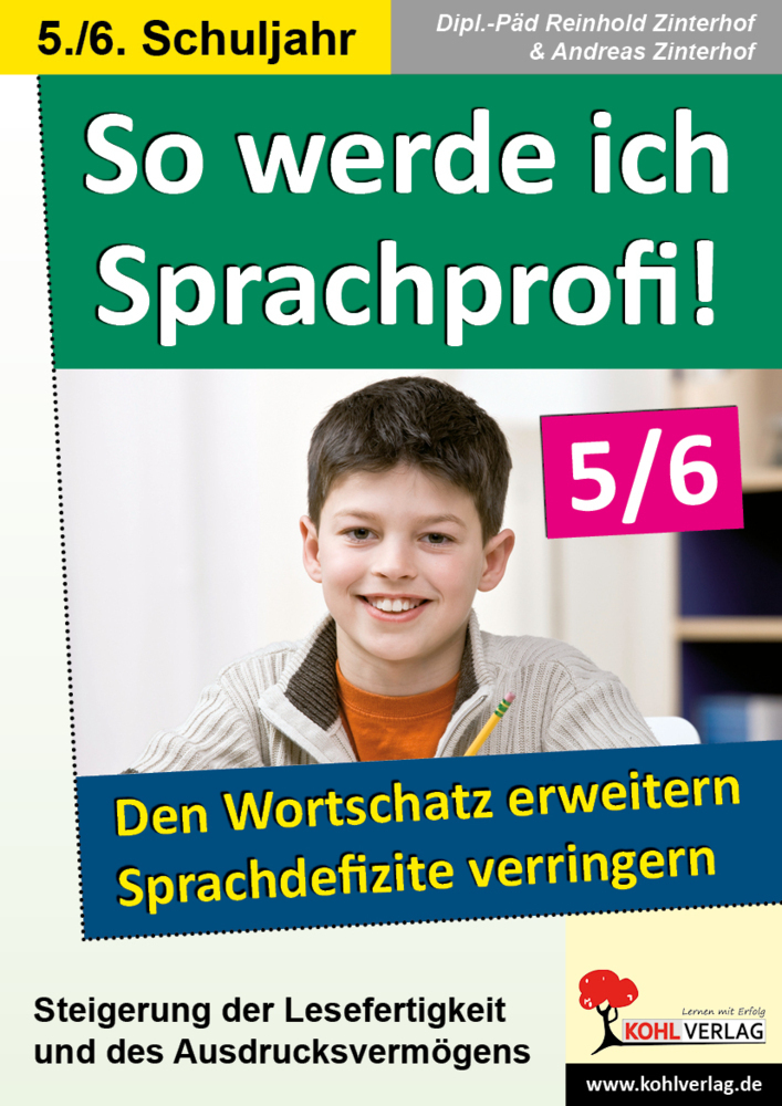 Cover: 9783866325104 | So werde ich Sprachprofi, 5.-6. Schuljahr | Reinhold Zinterhof (u. a.)