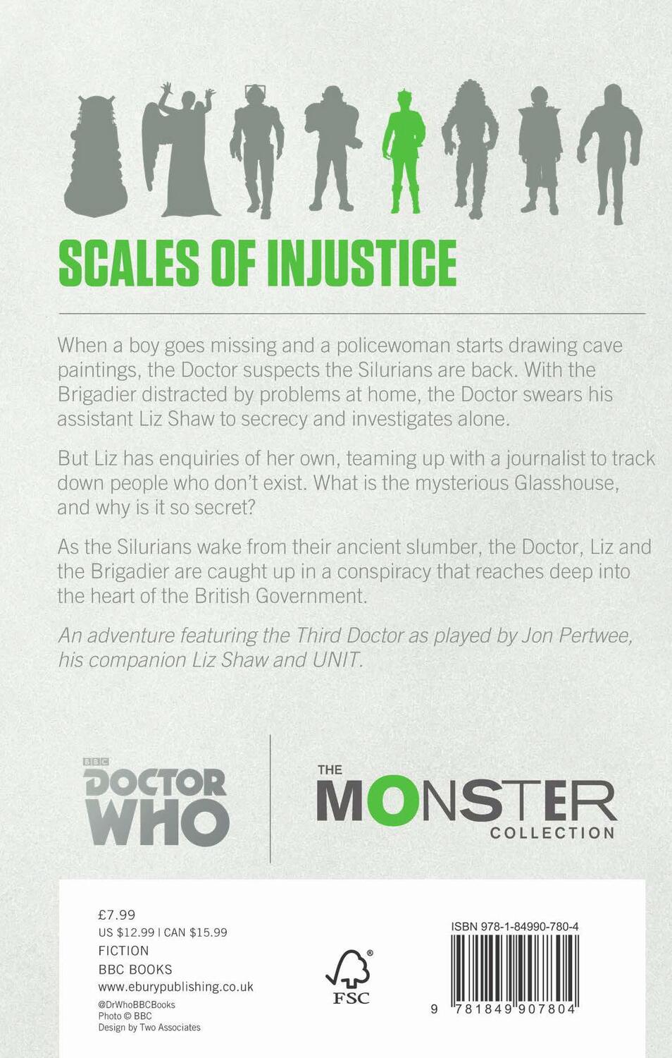 Rückseite: 9781849907804 | Doctor Who: Scales of Injustice | The Monster Collection Edition