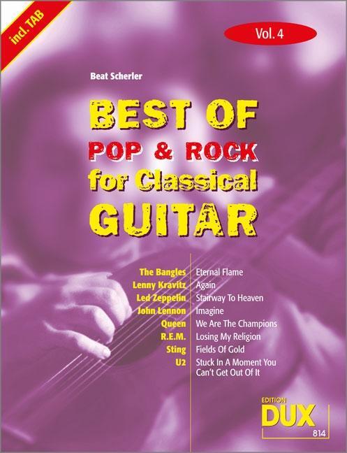 Best Of Pop & Rock for Classical Guitar 4 - Scherler, Beat