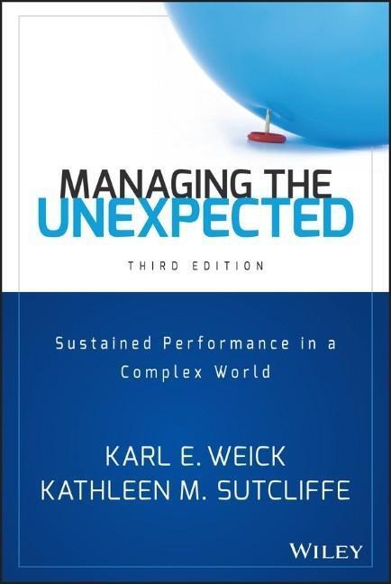 Cover: 9781118862414 | Managing the Unexpected | Sustained Performance in a Complex World