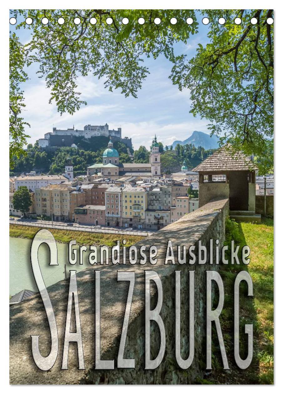 Cover: 9783457034439 | SALZBURG Grandiose Ausblicke (Tischkalender 2025 DIN A5 hoch),...