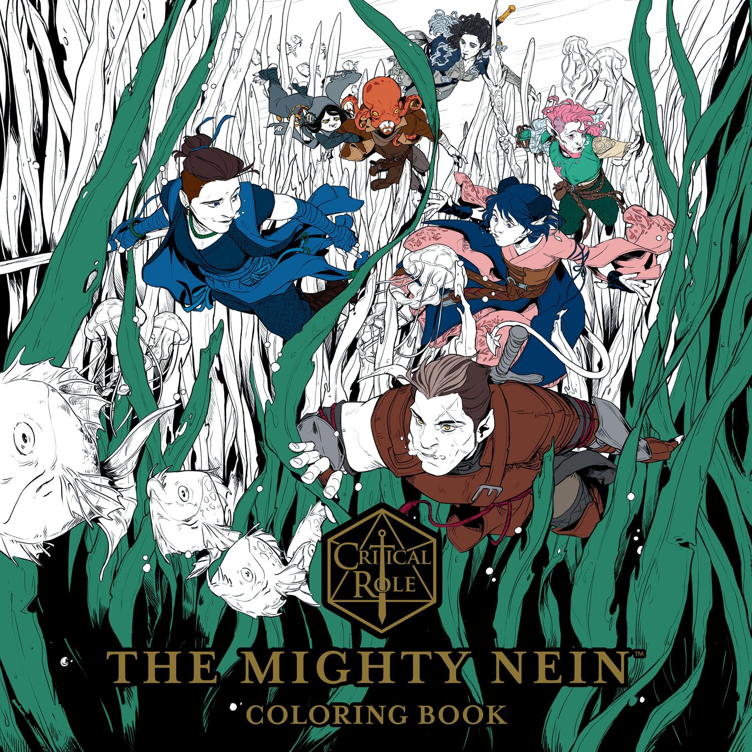 Cover: 9781506734231 | Critical Role: The Mighty Nein Coloring Book | Critical Role | Buch