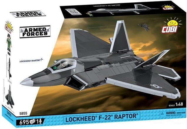 Cover: 5902251058555 | COBI Armed Forces 5855 - Lockheed F-22 Raptor, Lockheed Martin,...