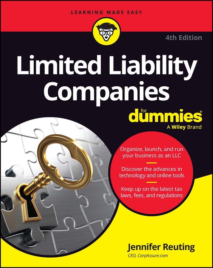 Cover: 9781394183333 | Limited Liability Companies for Dummies | Jennifer Reuting | Buch