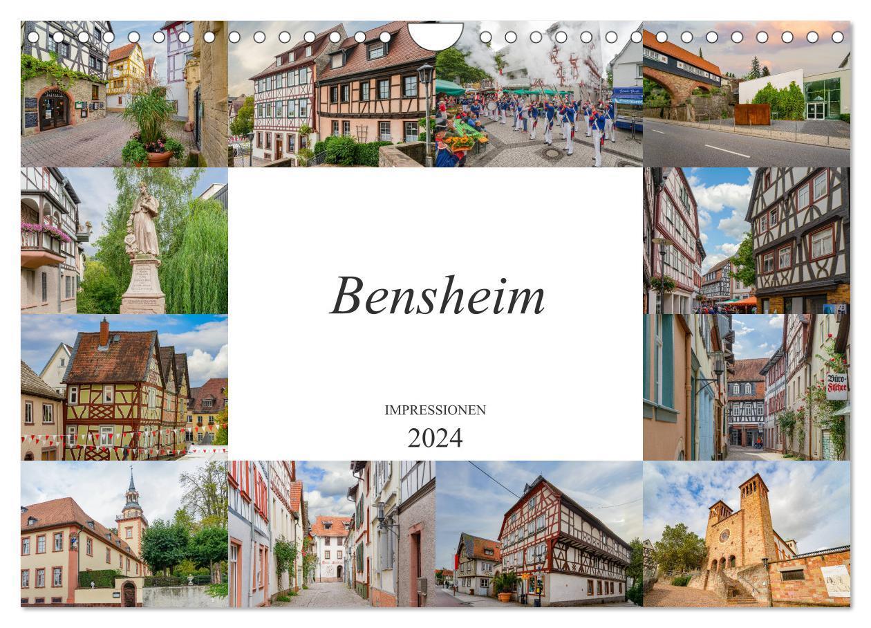 Cover: 9783675680746 | Bensheim Impressionen (Wandkalender 2024 DIN A4 quer), CALVENDO...