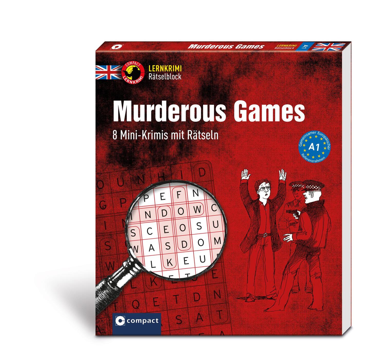 Cover: 9783817419609 | Murderous Games | 8 Mini-Krimis mit Rätseln A1 | Caroline Simpson