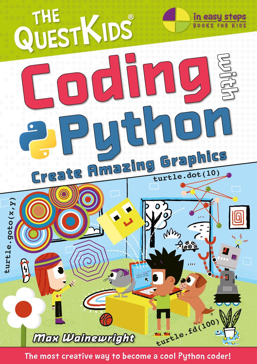 Cover: 9781840789577 | Coding with Python - Create Amazing Graphics | The QuestKids do Coding