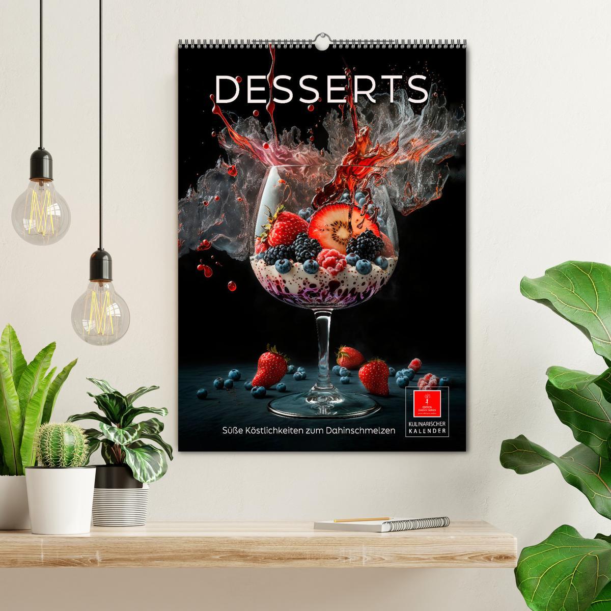 Bild: 9783435885879 | Desserts - Süße Köstlichkeiten zum Dahinschmelzen (Wandkalender...