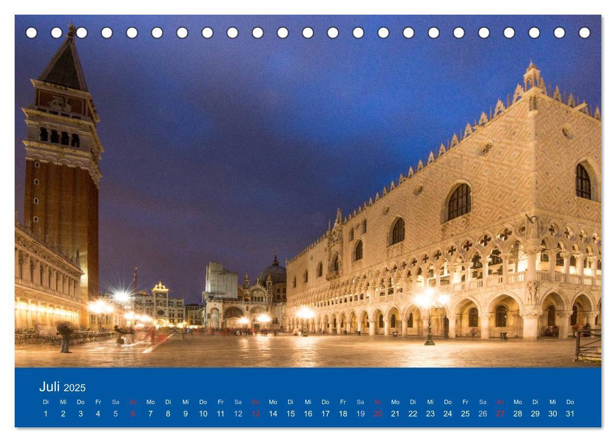 Bild: 9783435663026 | Mein lautloses Venedig (Tischkalender 2025 DIN A5 quer), CALVENDO...