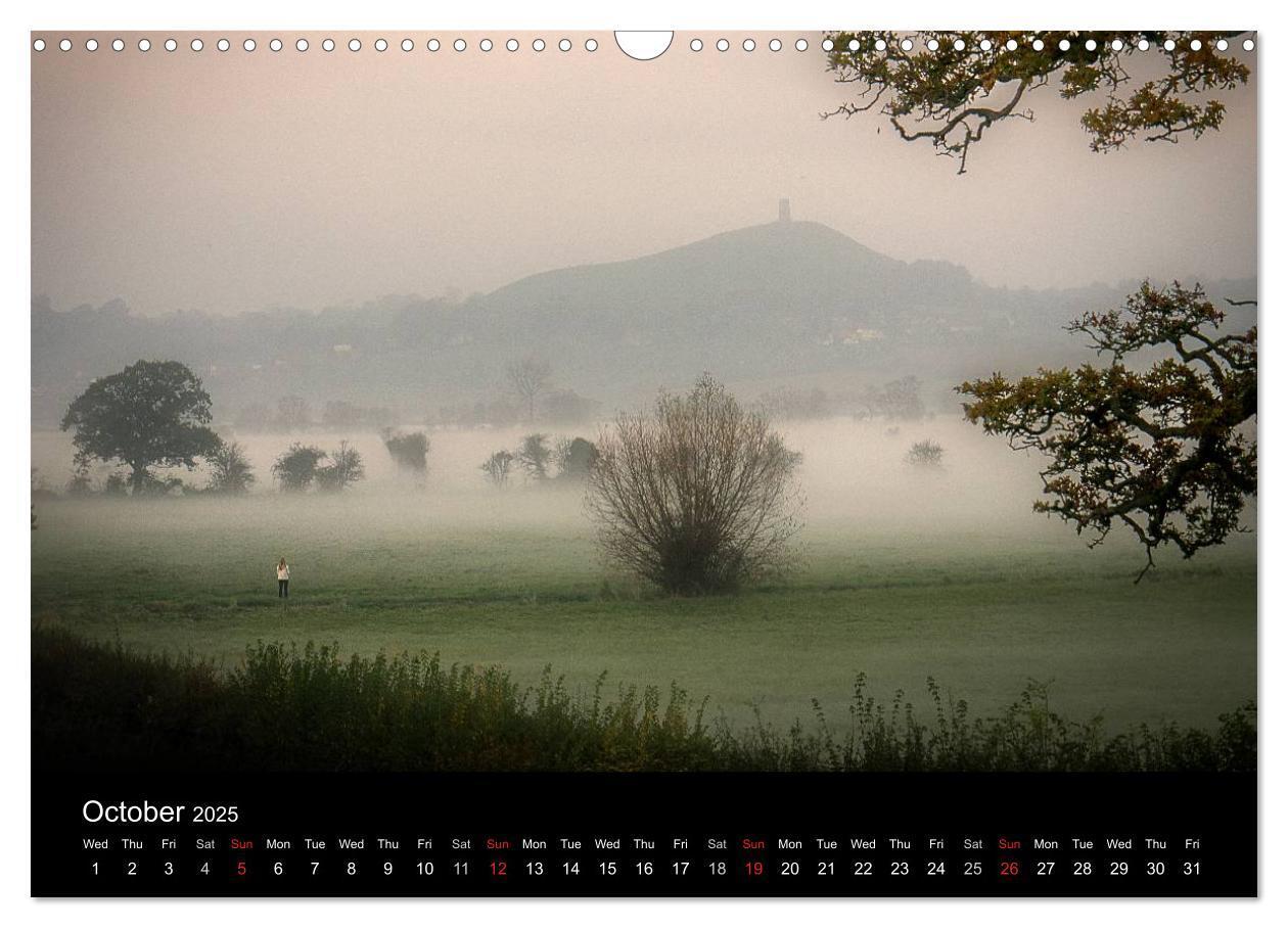 Bild: 9781325956449 | Glastonbury Tor (Wall Calendar 2025 DIN A3 landscape), CALVENDO 12...