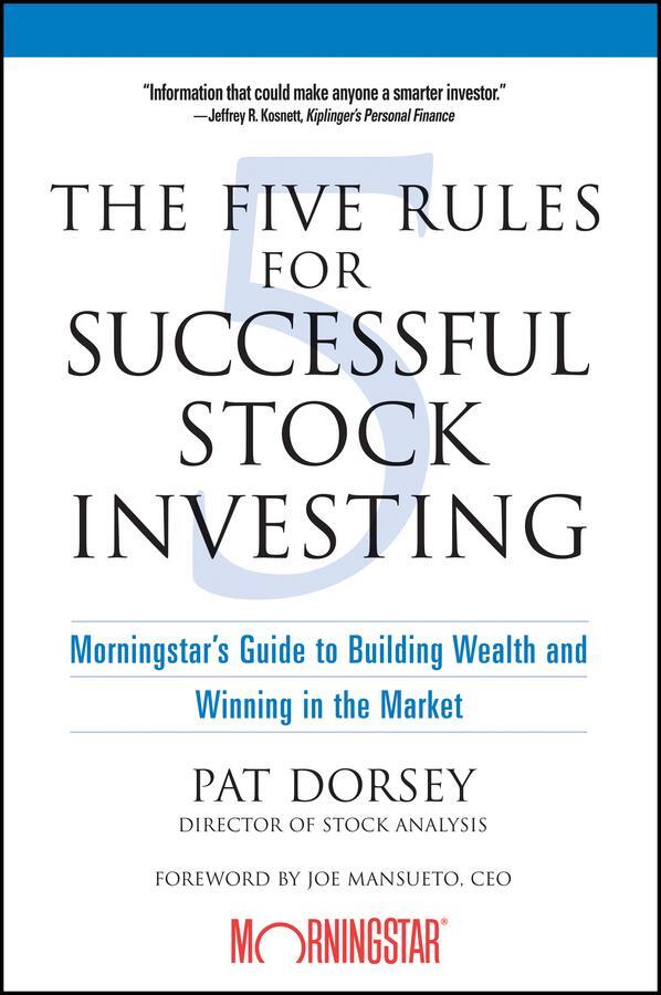 Cover: 9780471686170 | The Five Rules for Successful Stock Investing | Pat Dorsey | Buch