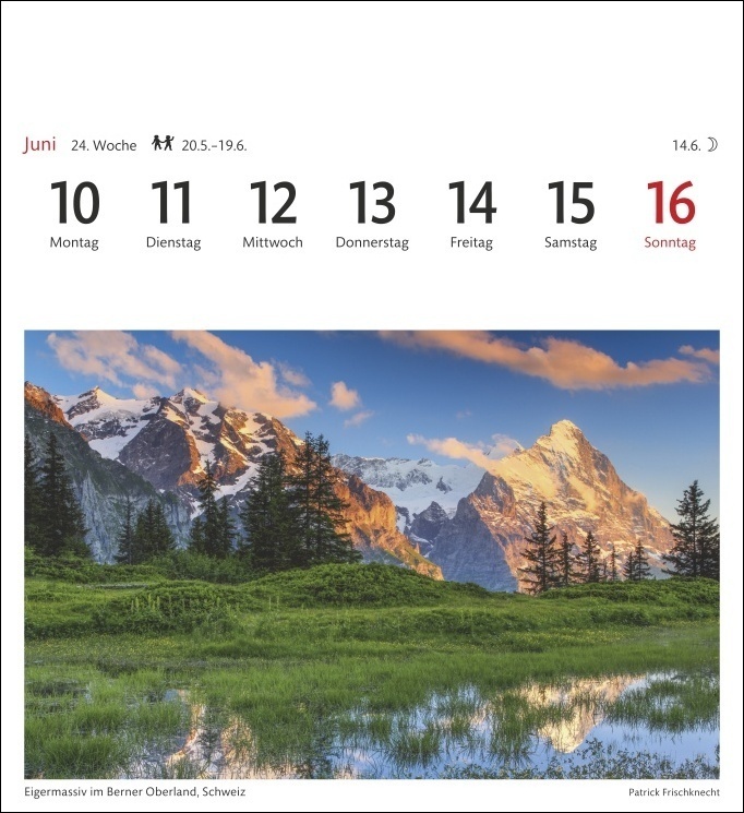 Bild: 9783840029448 | Alpen Sehnsuchtskalender 2024. 53 Postkarten in einem Fotokalender...