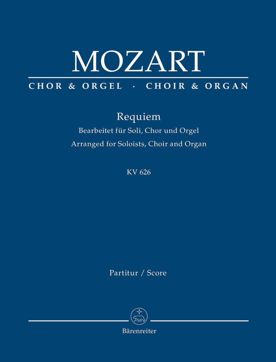 Cover: 9790006526338 | Requiem KV 626 | Bearbeitet für Soli, Chor und Orgel - Partitur, Noten