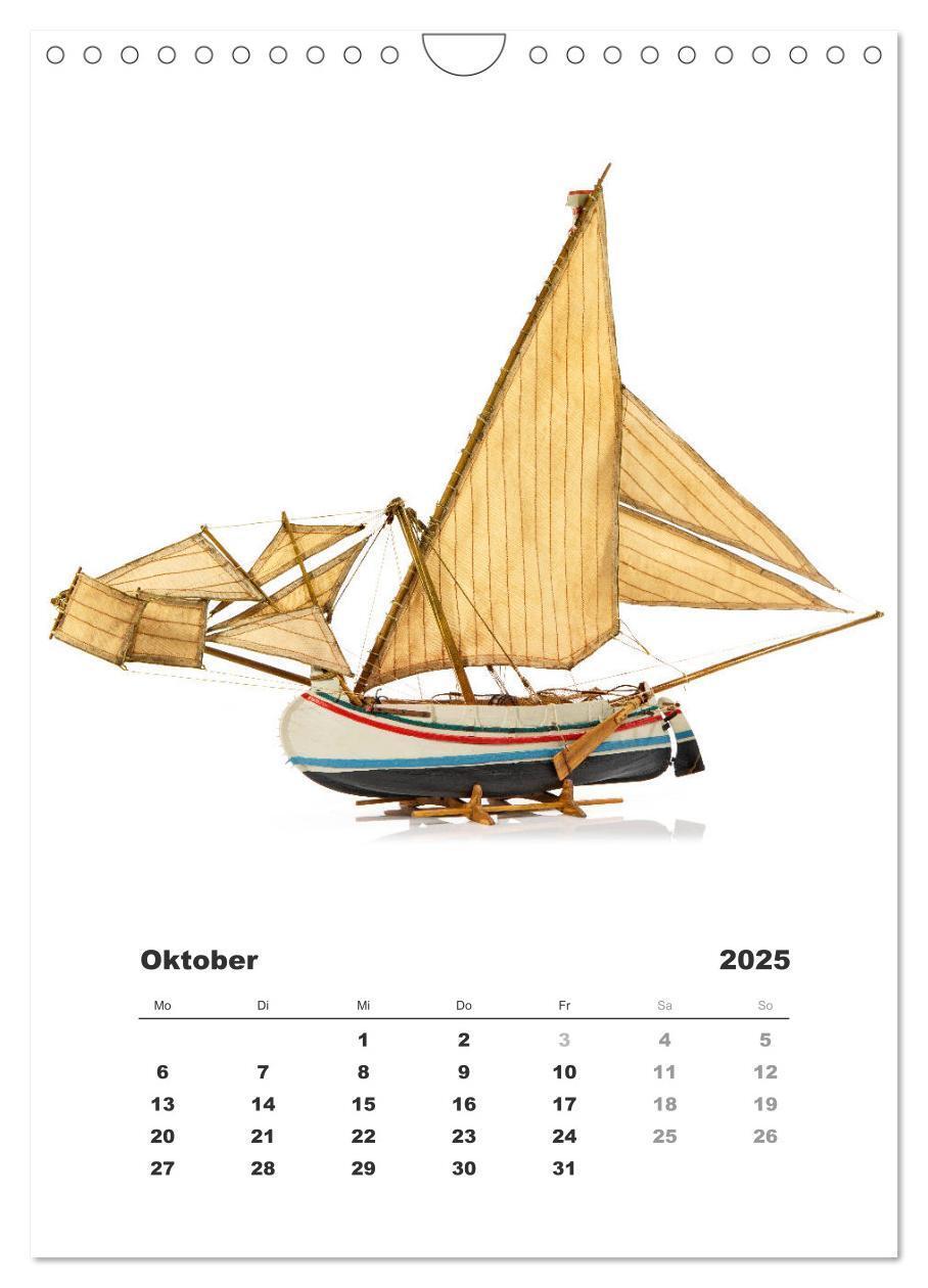 Bild: 9783435961979 | Historische Segelschiffe - Modellbau (Wandkalender 2025 DIN A4...