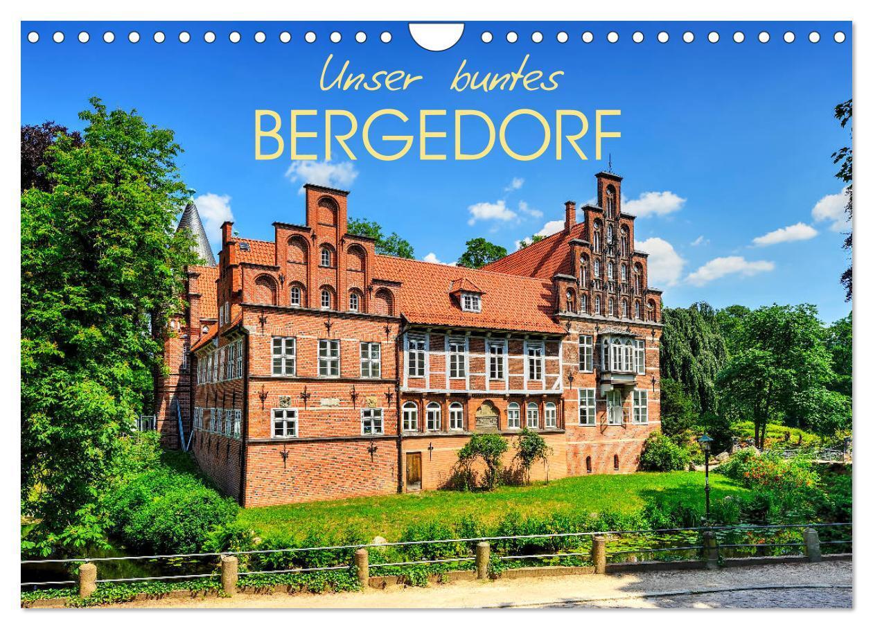 Cover: 9783383245404 | Unser buntes Bergedorf (Wandkalender 2024 DIN A4 quer), CALVENDO...