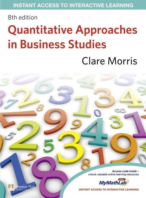 Cover: 9780273738633 | Quantitative Approaches in Business Studies | Clare Morris | Buch