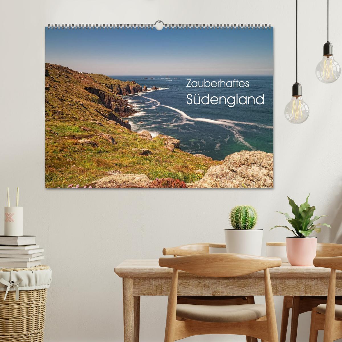 Bild: 9783435608058 | Zauberhaftes Südengland (Wandkalender 2025 DIN A2 quer), CALVENDO...