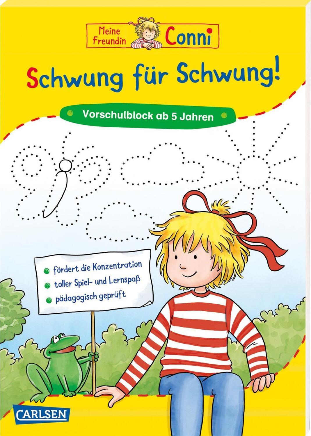 Cover: 9783551182739 | Conni Gelbe Reihe (Beschäftigungsbuch): Schwung für Schwung....