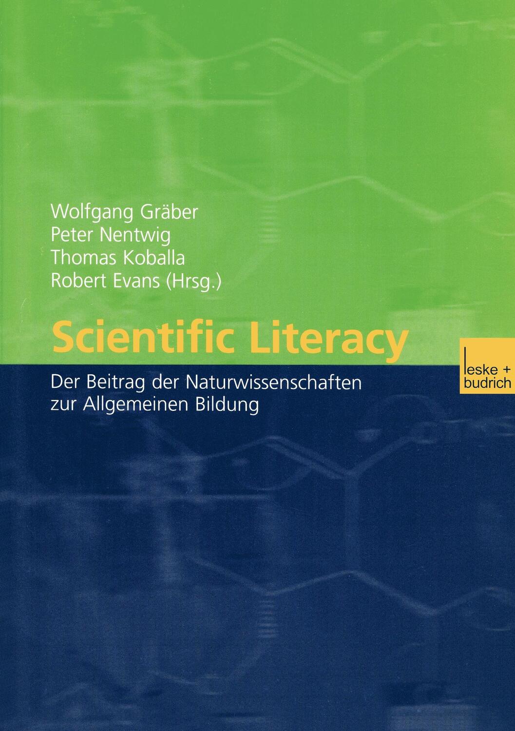 Cover: 9783810027337 | Scientific Literacy | Wolfgang Gräber (u. a.) | Taschenbuch | 145 S.