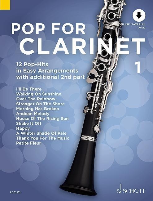 Cover: 9790001158893 | Pop For Clarinet 1 | Broschüre | Pop for Clarinet | Buch + CD | 2016