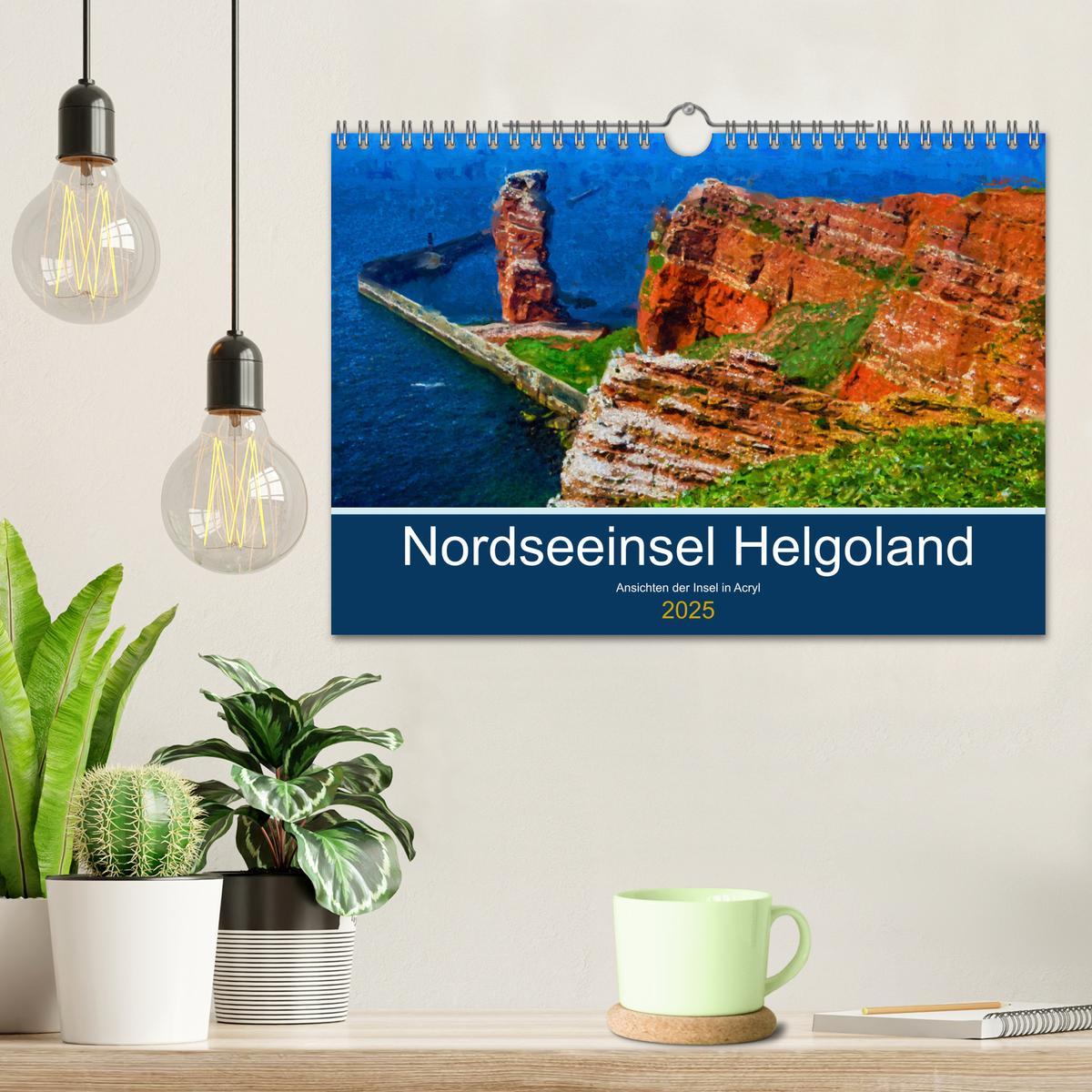 Bild: 9783383990533 | Nordseeinsel Helgoland - Ansichten der Insel in Acryl (Wandkalender...