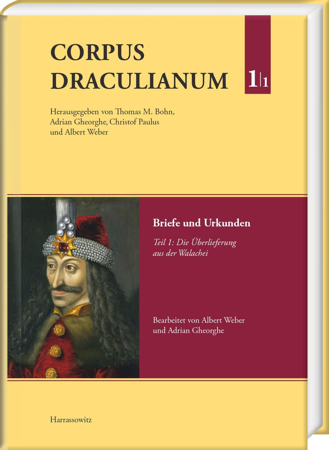 Cover: 9783447102124 | Corpus Draculianum. Dokumente und Chroniken zum walachischen...