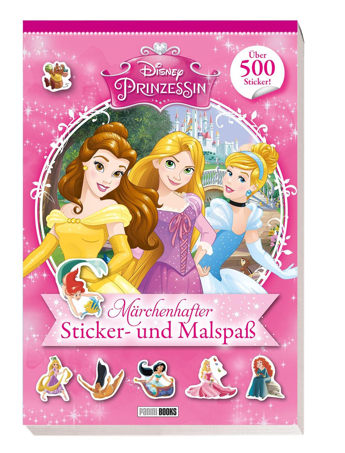 Cover: 9783833235900 | Disney Prinzessin: Märchenhafter Sticker- und Malspaß | Taschenbuch
