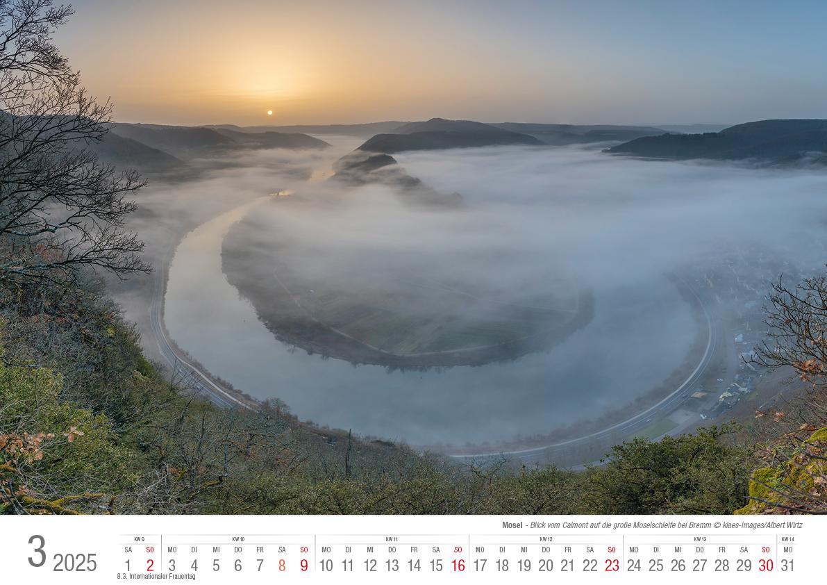 Bild: 9783965352179 | Die Mosel von Trier bis Koblenz 2025 Bildkalender A3 Spiralbindung