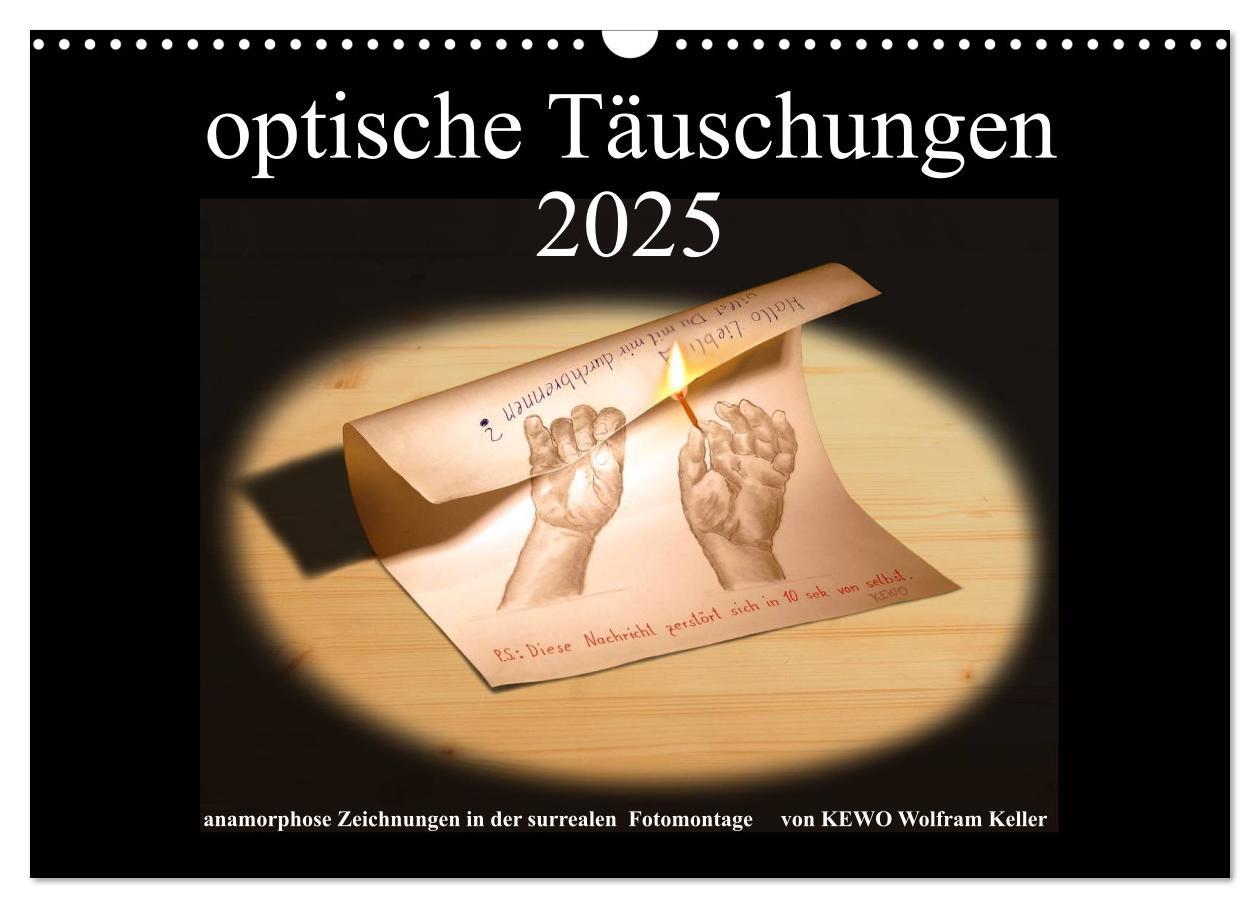 Cover: 9783435710270 | optische Täuschungen 2025 (Wandkalender 2025 DIN A3 quer), CALVENDO...