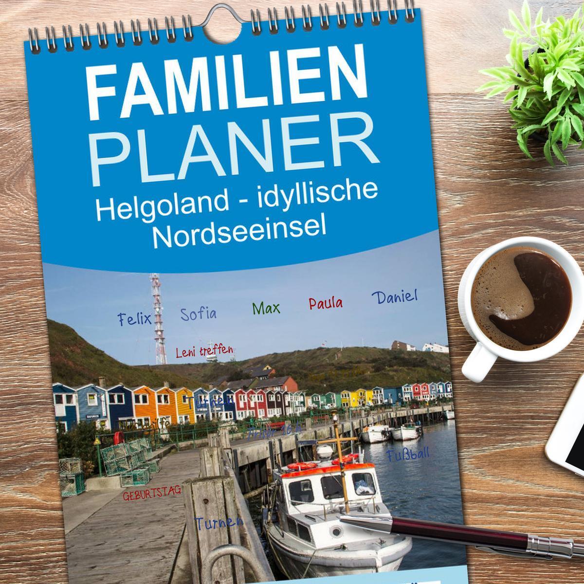 Bild: 9783457114537 | Familienplaner 2025 - Helgoland - idyllische Nordseeinsel mit 5...