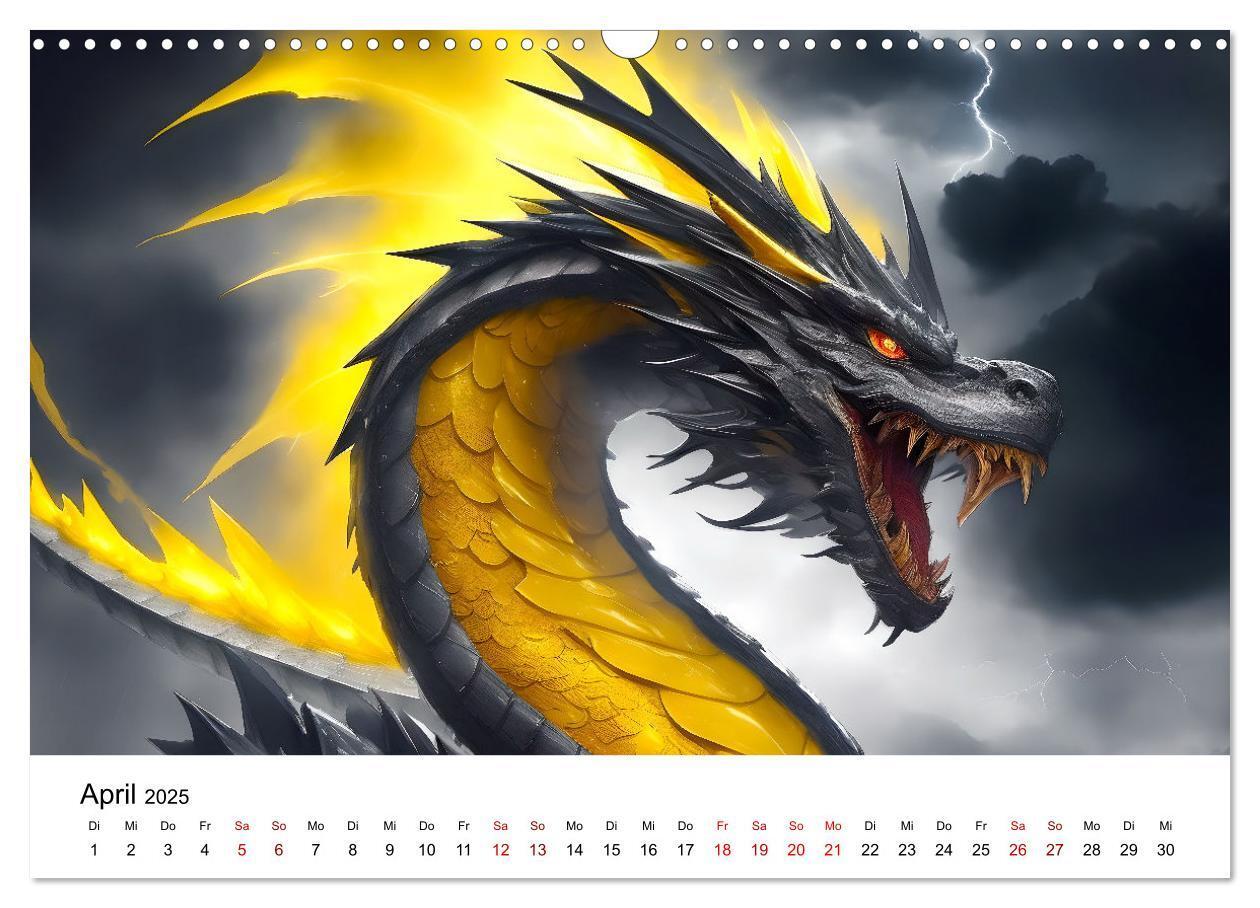 Bild: 9783383805639 | Drachen - Furchterregende und imposante Fabelwesen (Wandkalender...