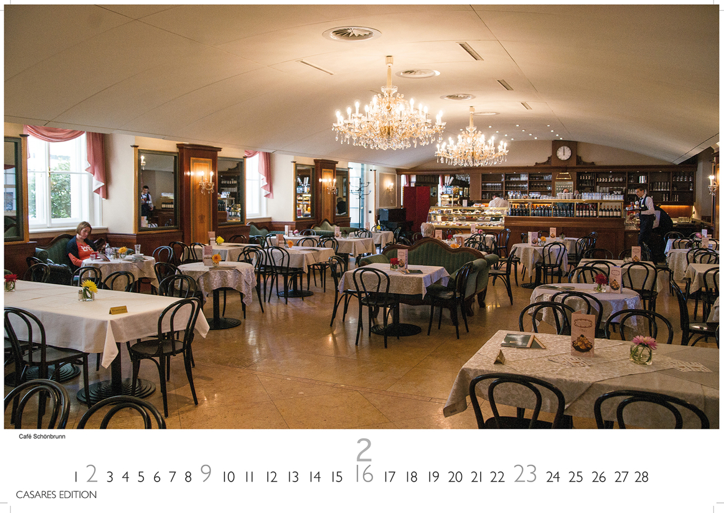 Bild: 9781835241462 | Wiener Caféhaus Kultur 2025 L 35x50cm | Kalender | 14 S. | Deutsch