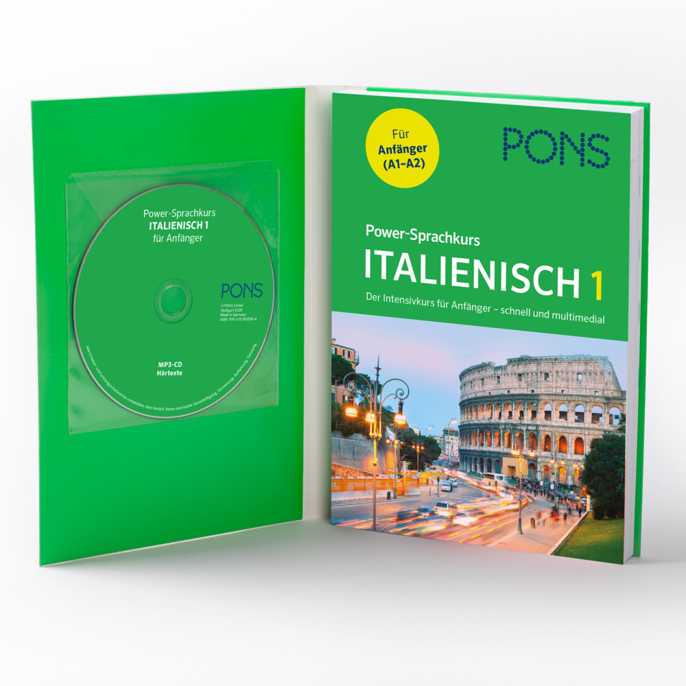 Bild: 9783125623064 | PONS Power-Sprachkurs Italienisch 1, m. Audio-CD u. Online-Tests