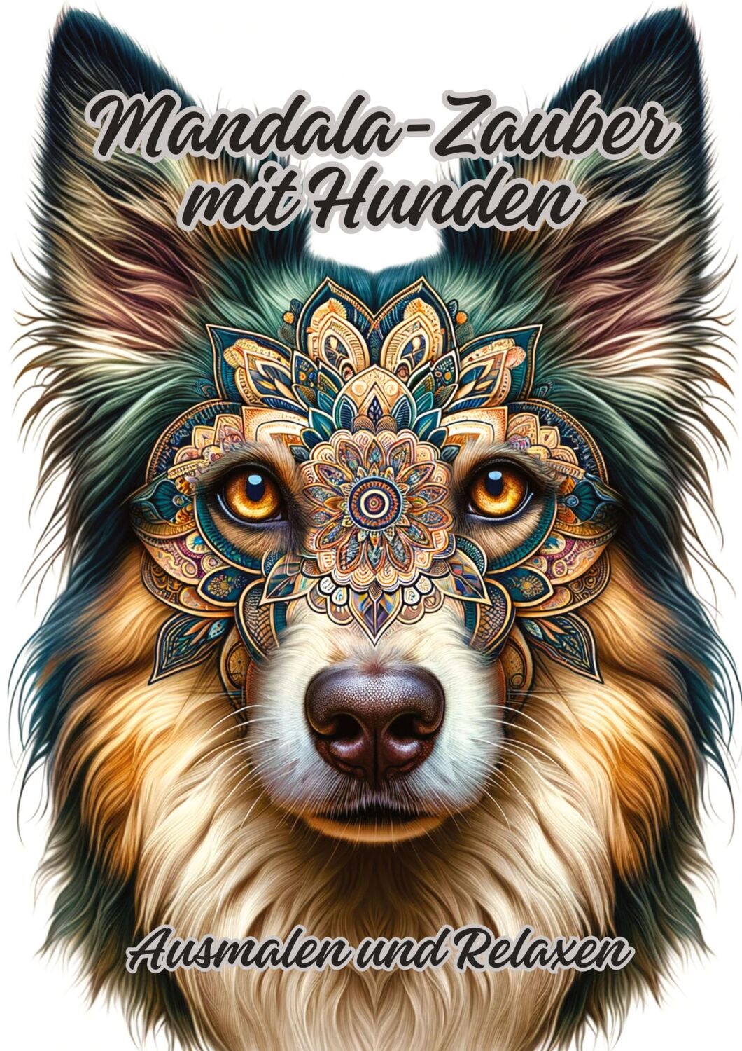 Cover: 9783384087041 | Mandala-Zauber mit Hunden | Ausmalen und Relaxen | Diana Kluge | Buch