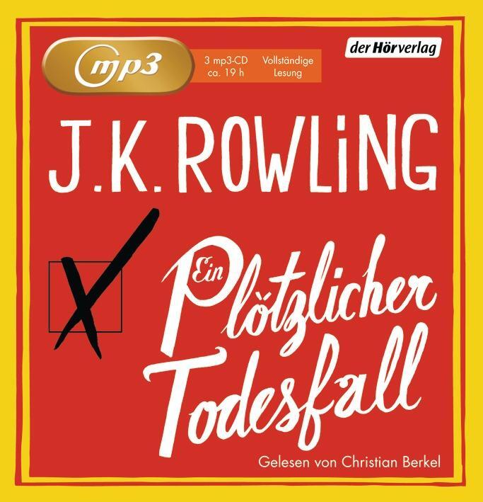 Cover: 9783844512687 | Ein plötzlicher Todesfall | Joanne K. Rowling | MP3 | 3 | Deutsch