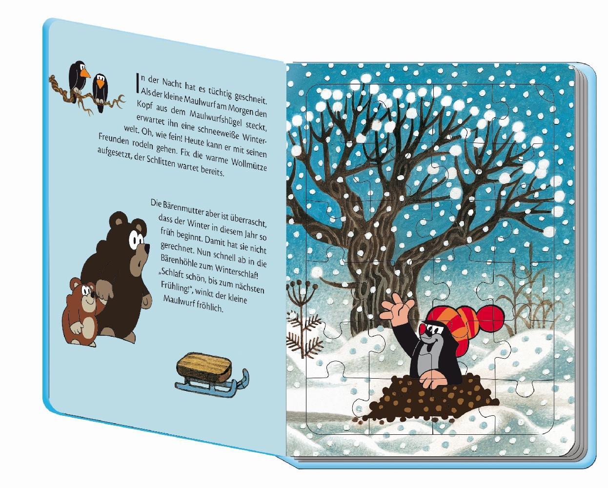 Bild: 9783957748331 | Trötsch Der kleine Maulwurf Winter Puzzlebuch | Buch | 10 S. | Deutsch