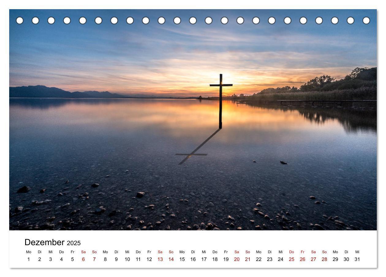 Bild: 9783435376179 | Der Chiemgau (Tischkalender 2025 DIN A5 quer), CALVENDO Monatskalender