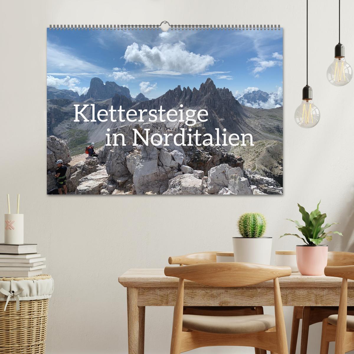 Bild: 9783383848087 | Klettersteige in Norditalien (Wandkalender 2025 DIN A2 quer),...