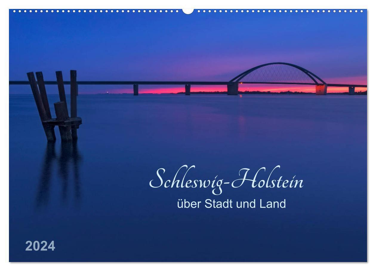 Cover: 9783383105371 | Schleswig-Holstein - über Stadt und Land (Wandkalender 2024 DIN A2...