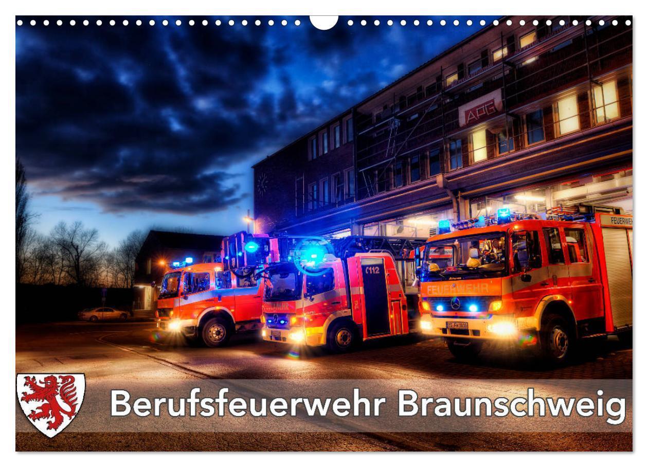 Cover: 9783383205316 | Berufsfeuerwehr Braunschweig (Wandkalender 2024 DIN A3 quer),...
