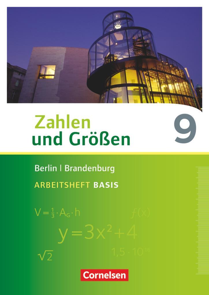 Cover: 9783060412525 | Zahlen und Größen 9. Schuljahr - Berlin und Brandenburg -...