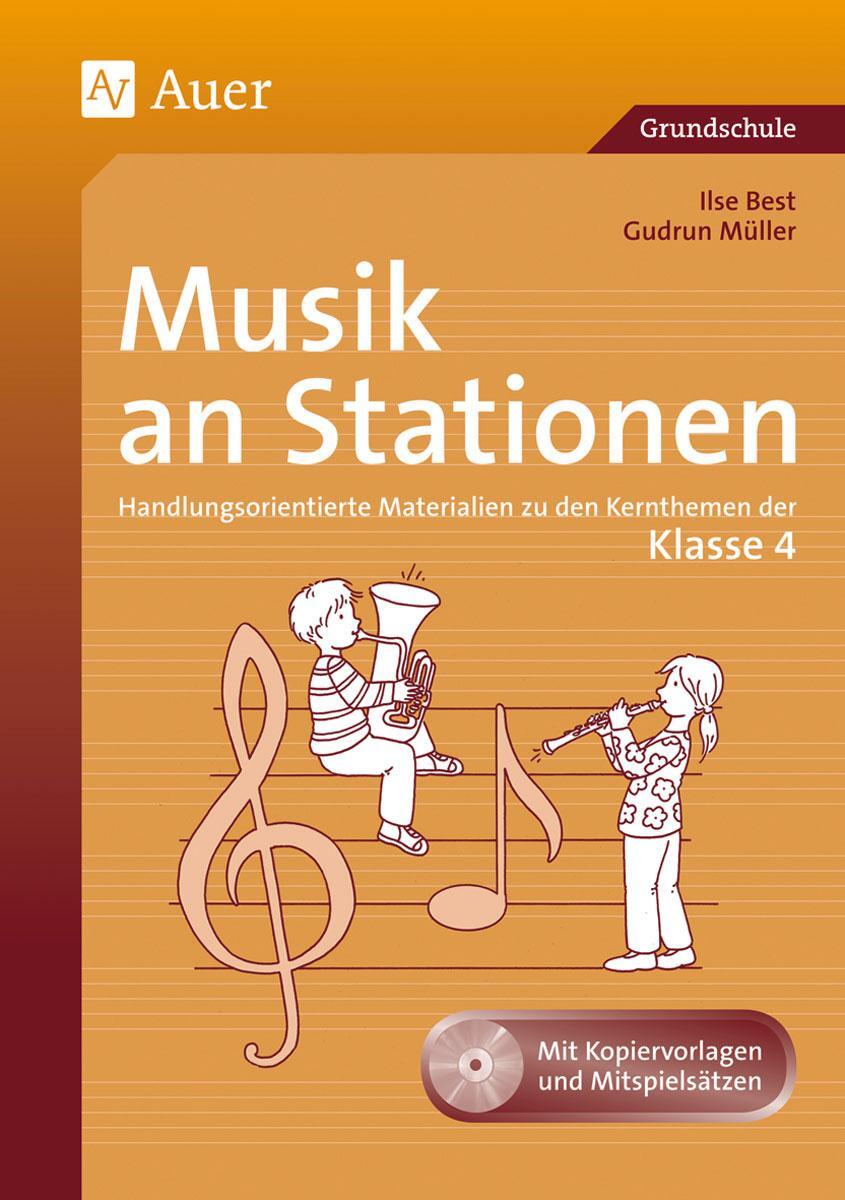 Cover: 9783403065029 | Musik an Stationen 4 | Ilse Best (u. a.) | Taschenbuch | Deutsch