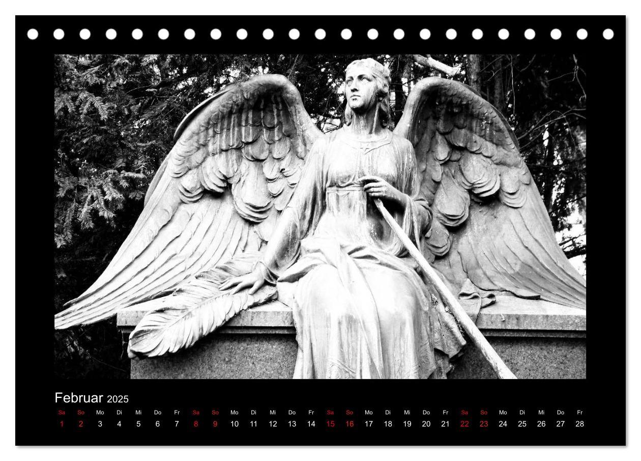 Bild: 9783435750092 | Die Engel von Melaten (Tischkalender 2025 DIN A5 quer), CALVENDO...