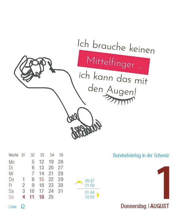 Bild: 9783731870531 | Visual Words 2024 | TypoArt Tages-Abreisskalender | Korsch Verlag
