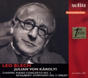 Cover: 4022143956408 | RIASSO/Blech, L: Chopin:Klavierkonzert 2/Schubert:Sinfonie 9 | Edel