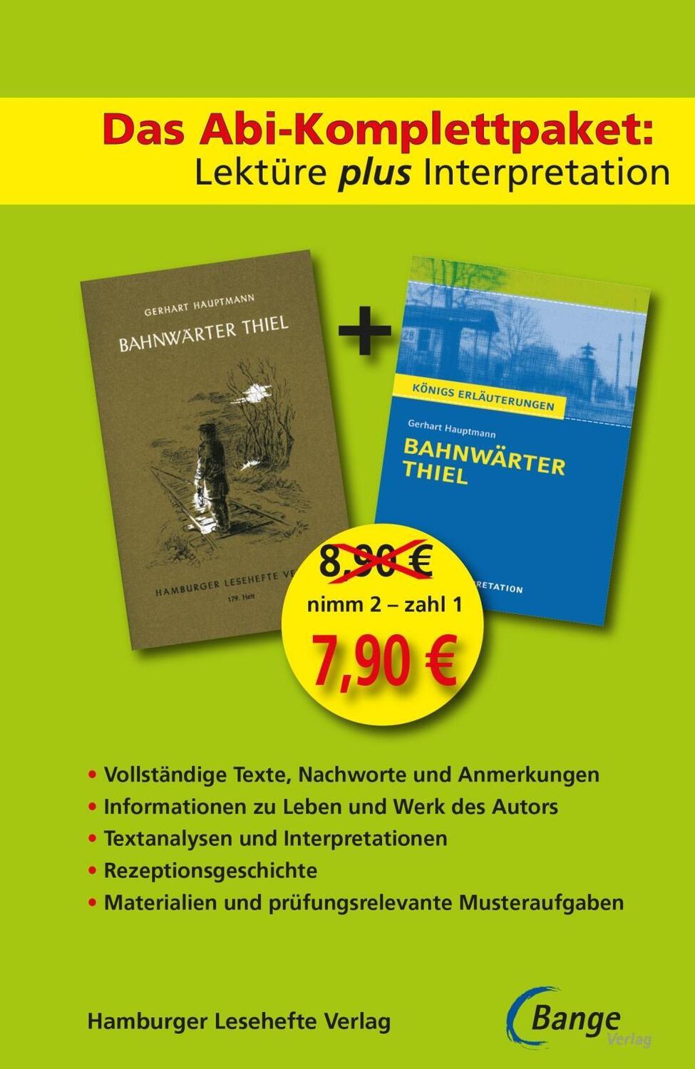 Cover: 9783804498198 | Bahnwärter Thiel - Lektüre plus Interpretation: Königs Erläuterung...