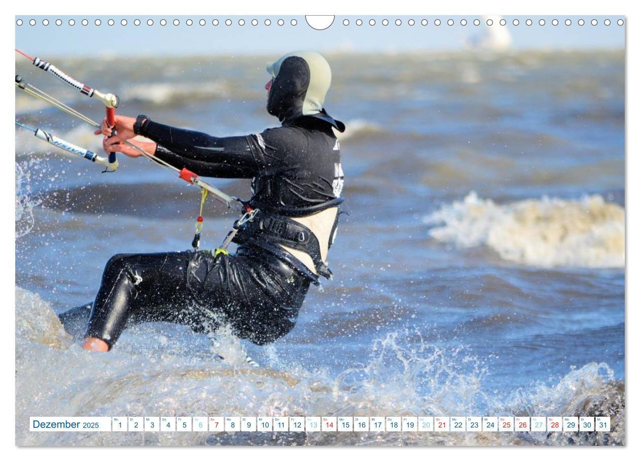 Bild: 9783435477449 | Kitesurfen - Wind und Wellen (Wandkalender 2025 DIN A3 quer),...